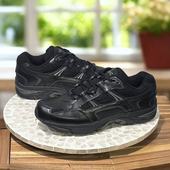 Vionic Walker Classic Men’s 11 Wide Leather Walking Shoes Orthotic Support Comfy - Picture 7 of 13